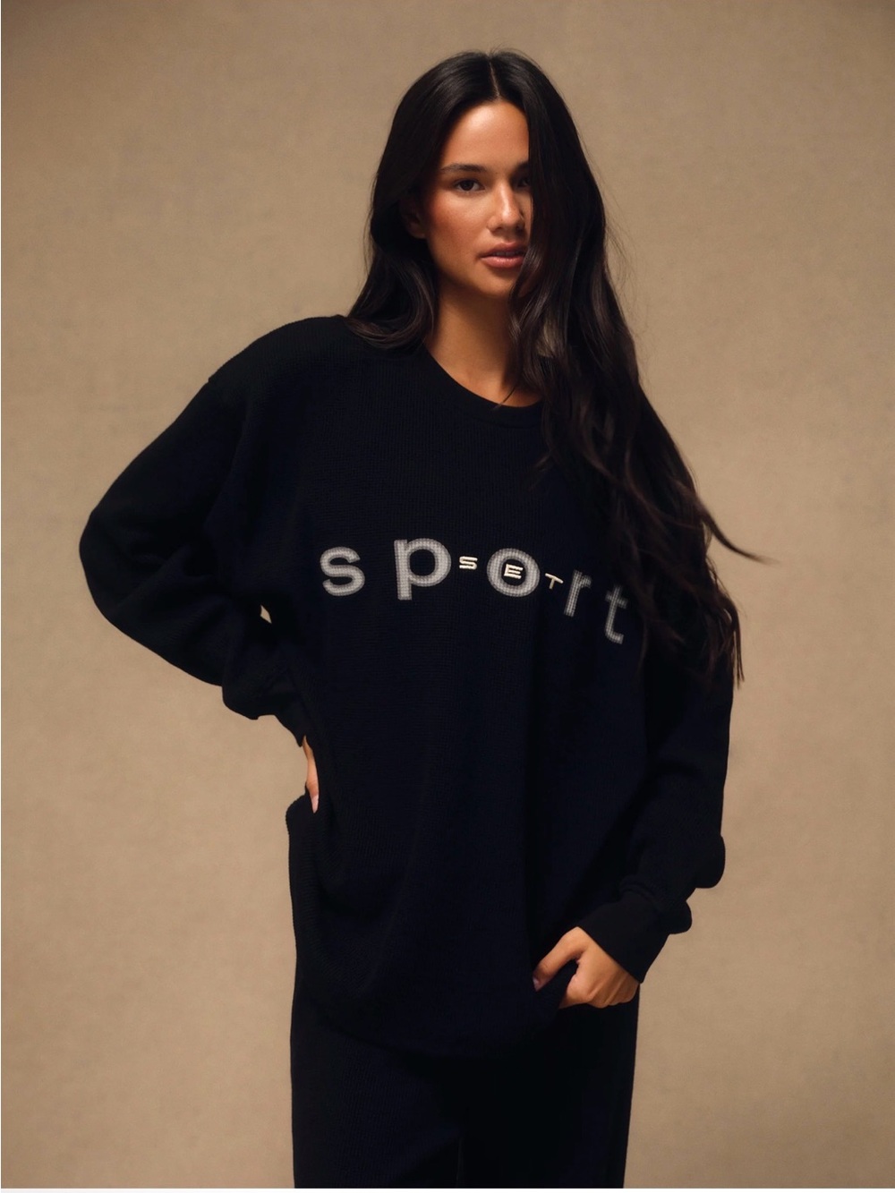 New! Set Active Waffle Long Sleeve - Picture 7 of 8